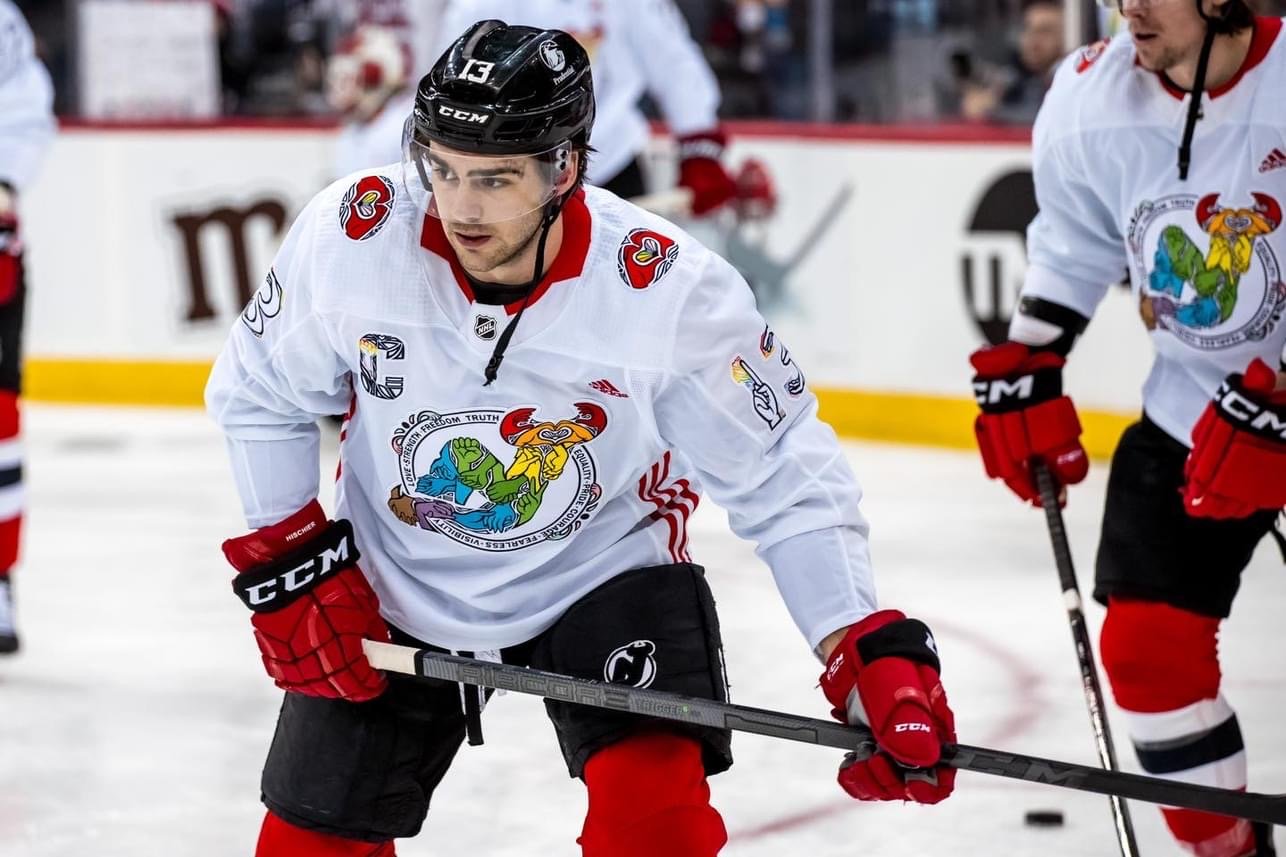 New Jersey Devils Pride 2022 Warm Up Jersey