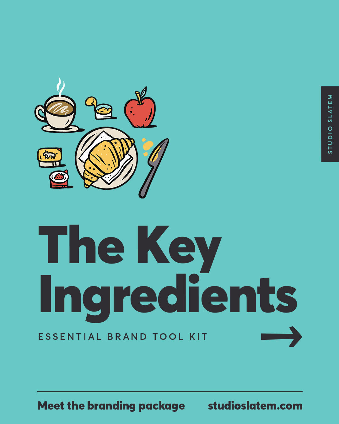 Second up is the essential brand tool kit, &quot;The Key Ingredients&quot; - the must-haves of branding tools to grow a dynamic brand packed with personality and functionality.

When starting out on your branding journey as a business owner, whether 