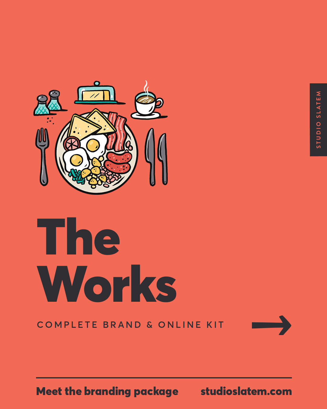 And finally, the complete brand and online kit, &quot;The Works&quot; - For the brand personality and function for cutting through the noise both online and off. 

When starting out on your branding journey as a business owner, whether it's your firs