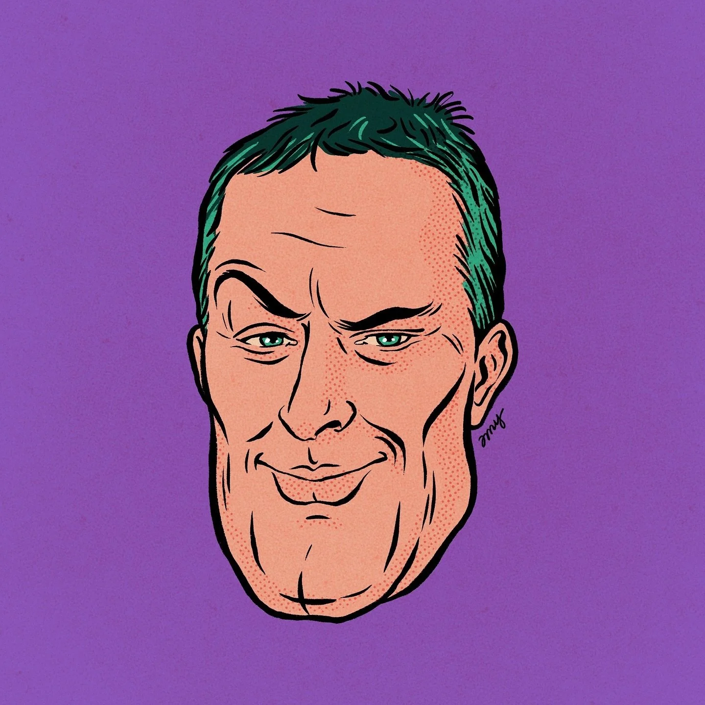 Another Handsome portrait. 

Created for @claireraymond5395. 

#retroportrait #handsomefilter #handsomeman #retroillustration #portraitillustration @retrosupply #texturedbrushes #procreate #handdrawnillustration #sydneyillustrator