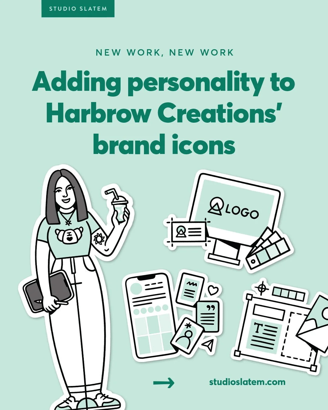 All creatives are creative, but that doesn&rsquo;t mean we all do everything. Take illustration, for example.

&ldquo;Oh, you&rsquo;re a graphic designer, you must be good at drawing&rdquo;... ever heard that one?

That&rsquo;s why Amanda from @harbr