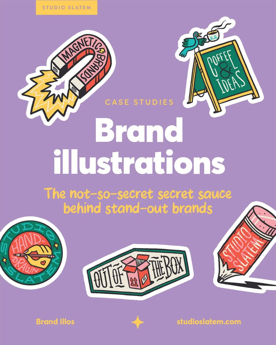 Hey now, brand differentiation just entered the chat&hellip; 🙋🏻&zwj;♀️

If you&rsquo;re still sleeping on brand illustrations because:

👎 you think they&rsquo;re not worth the investment
👎 "I'll just use AI"
👎 or, you're concerned that