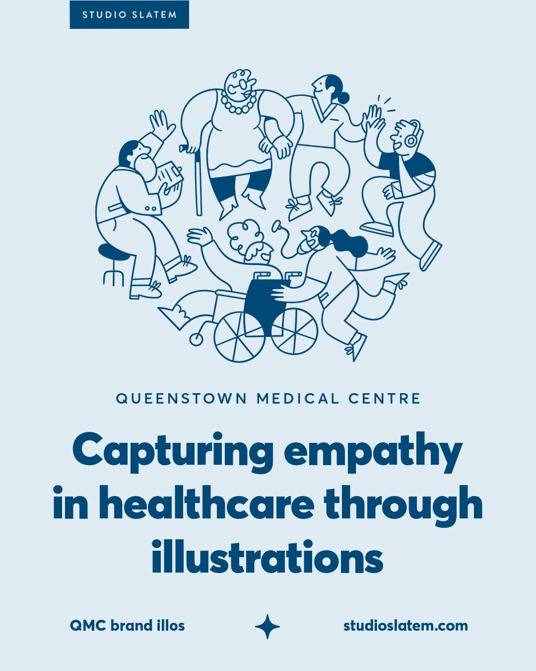 With medical centres across Queenstown in New Zealand, QMC wanted to rebuild trust, reconnect with their community and encourage more enrolments after the pandemic.

Working with creative director, Brent Courtney of @bran.dmatter on the QMC rebrand, 