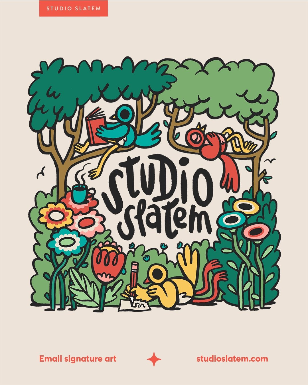 An email is often the first point of call with new and regular clients, so why pass up the opportunity to add a touch of fun and novelty to make a good first impression? 

I love updating my sigs on the [fairly] reg to add a fresh twist and visual in