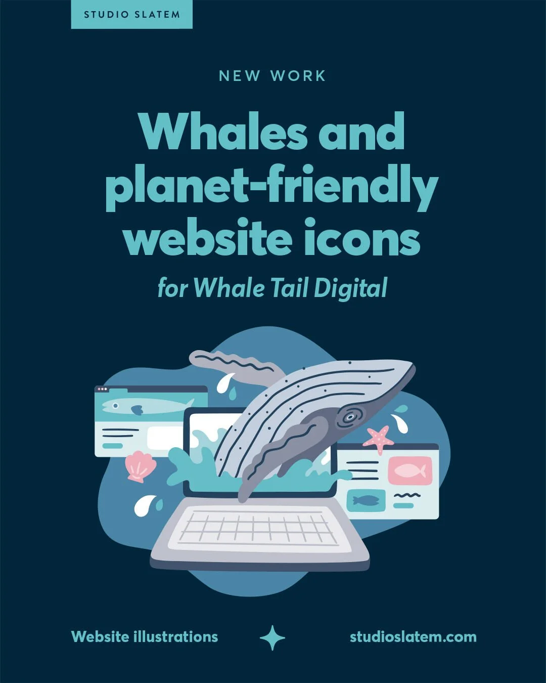 I had a... *Don't say it. Don't say it*... WHALE OF A TIME working with @whaletaildigital!

There I said it, because I did! 

Sez came to me looking for the "missing piece" (as she called it) for her new website update that would capture wh