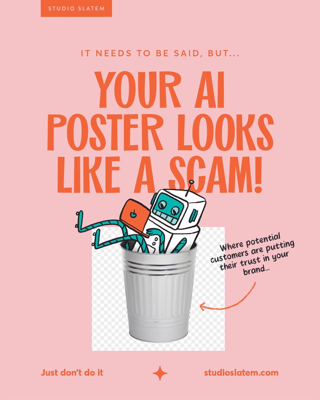 A job ad came across my feed this morning, and of course... it was tell-tale AI-made.

It promised all the magical things a golden opportunity would (and in that classic AI bullet-point format), which made it sound even more fishy. ESPECIALLY for a s