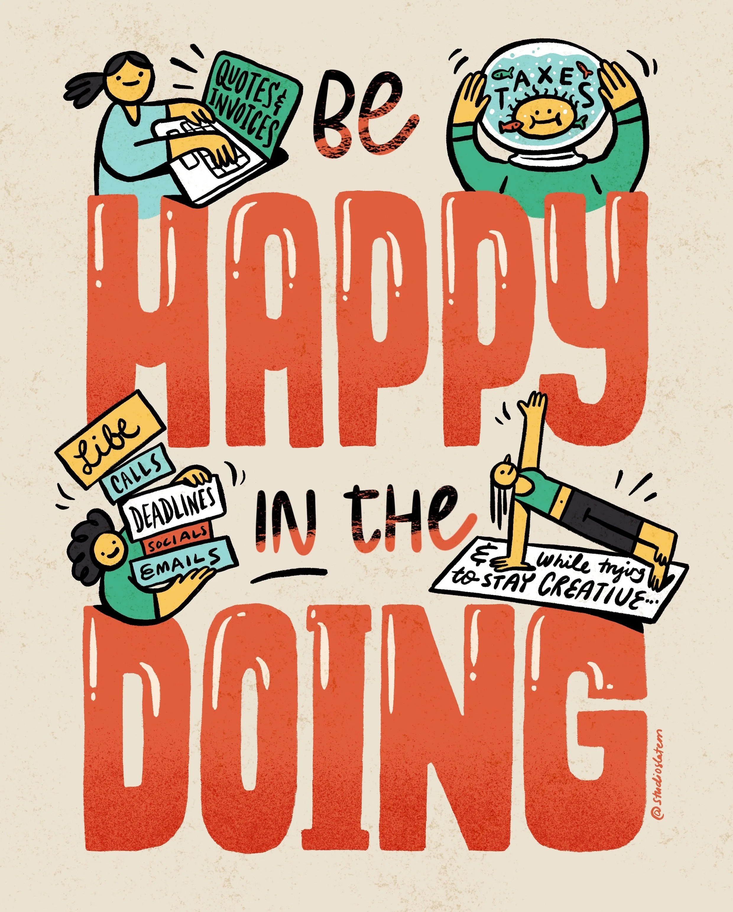 I read a quote from @jamesclear a while ago that has stuck with me: &ldquo;Be happy in the doing&rdquo; - learning to enjoy the process rather than wishing for it to be over all the time.

There are so many things in life and business that we just wa