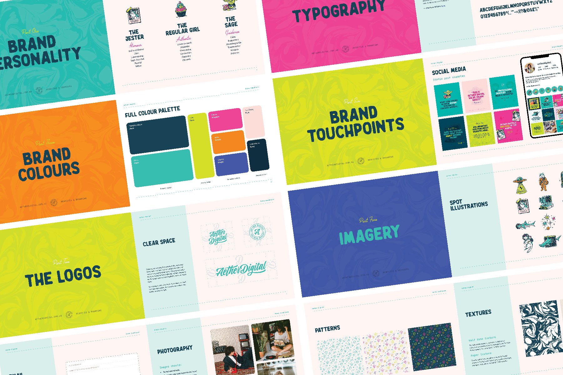 Aehter Digital's brand guidelines