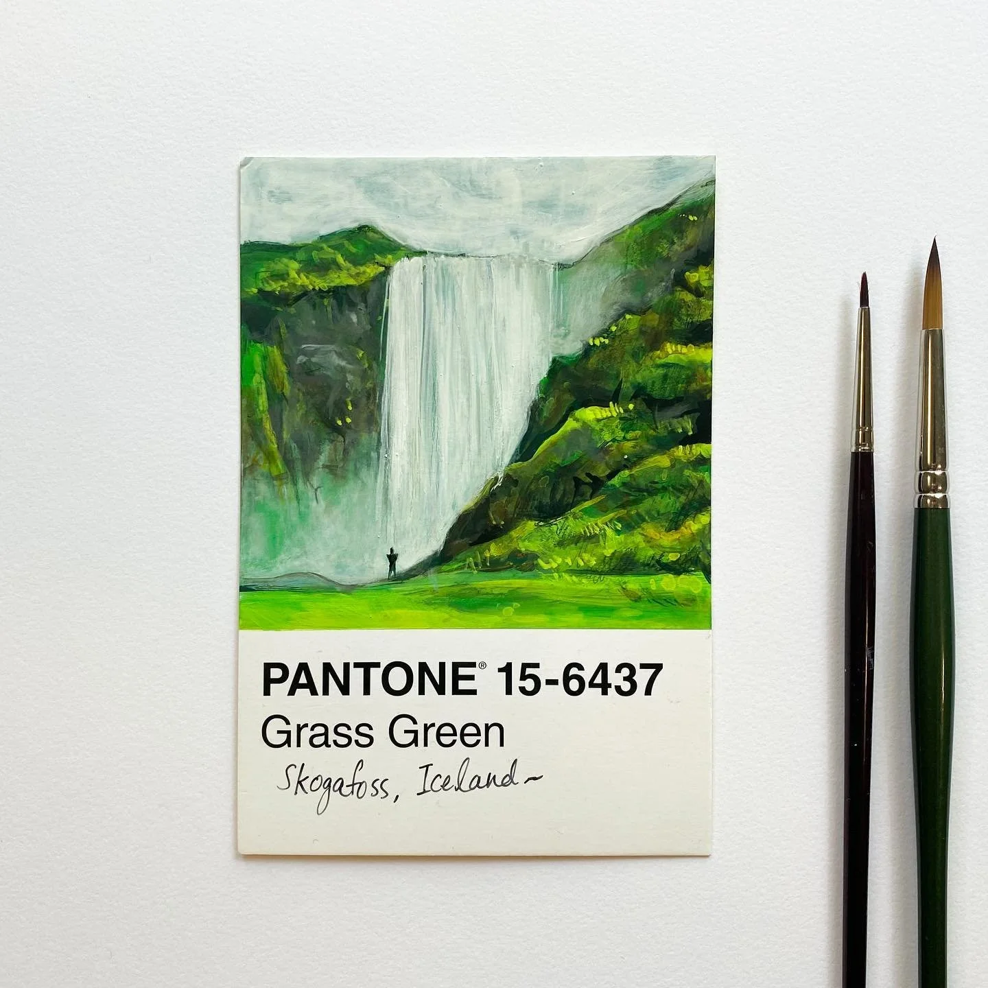 18! 🌊 🌳

A fun, silver waterfall moment! Jumping across colors because&hellip;why not&hellip;
.
.
.
.
.

#gouacheart #gouachepainting #gouacheillustration #dailyart #artlovers #100dayproject #smallartaccount #artistsupportingartists #artjournal #ca