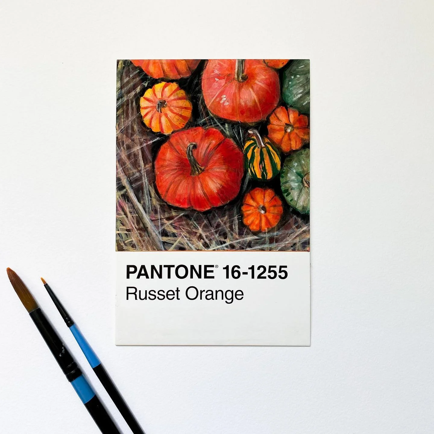 10/30
🎃 🎃 🎃 
@len_anme &lsquo;s amazeball pumpkin pie inspired this orange post! I need need more of that fall goodness 😋 

Fall weather = best weather (fight me on this)
.
.
Reference: @discover.magazine 
.
.
.

#pumpkin #gouacheart #gouache #dr