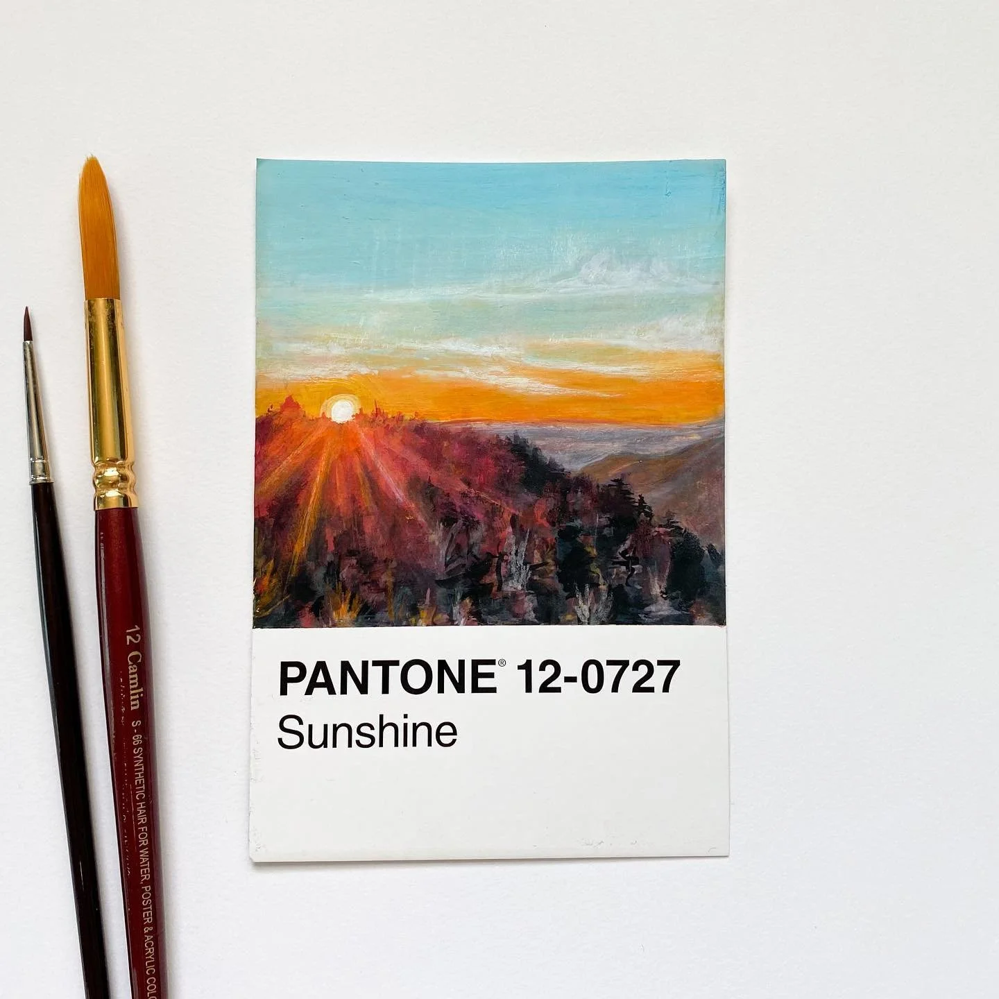 Day 7/30(?)
It&rsquo;s december now but it&rsquo;ll still be Huevember in my heart 💛 This orange sunset will transition us to the week of reds coming up! I&rsquo;m excited to crank more out now that the semester&rsquo;s ended 🎉
.
.
.
.
.
.

#sunset