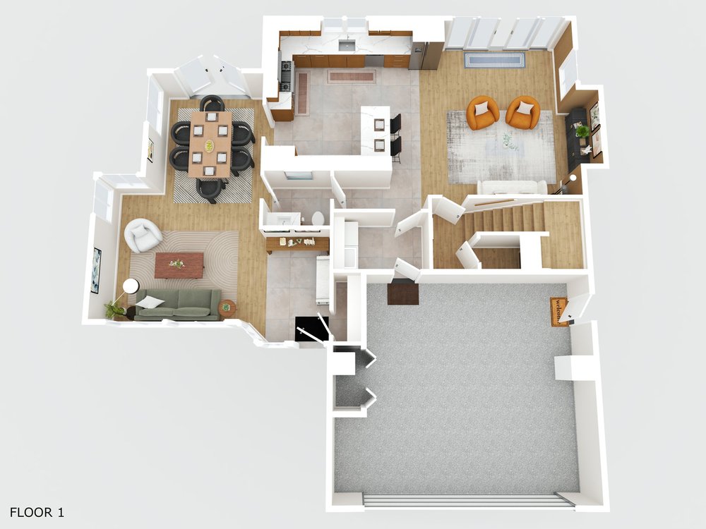 Sample 3D floor plan