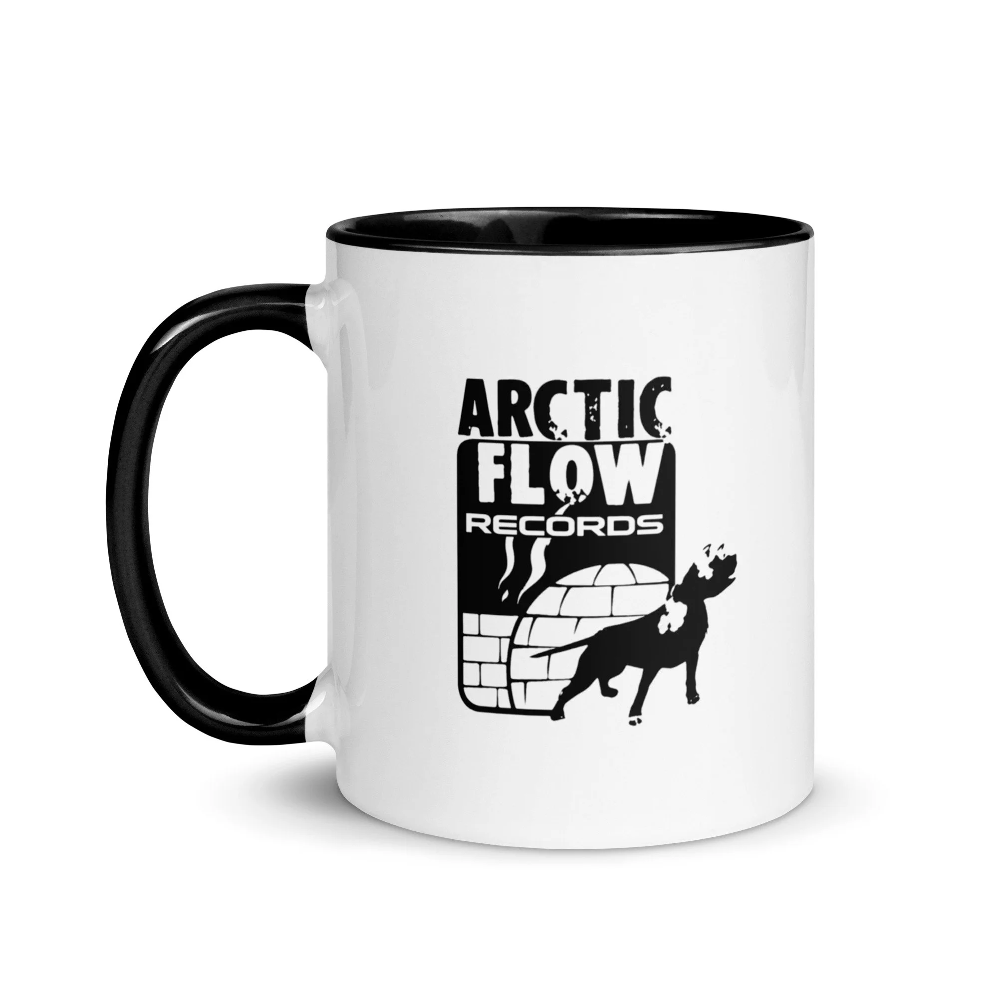 Arctic Flow Records OG Logo Mug with Color Inside