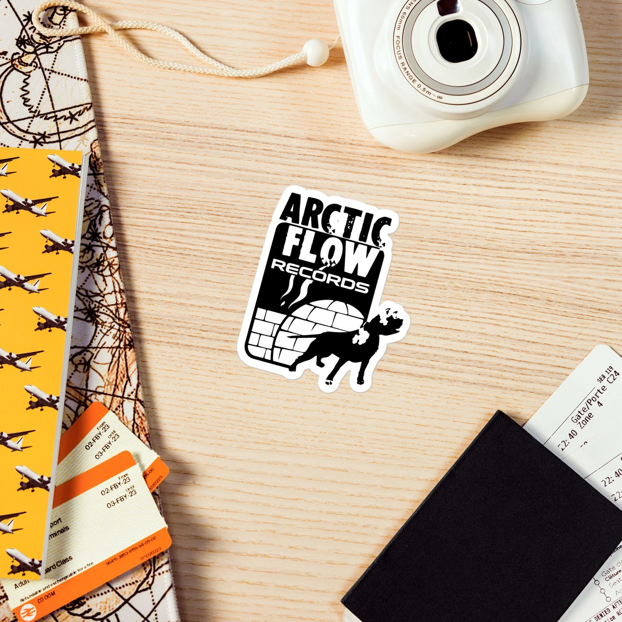 Arctic Flow Records OG Logo - Kiss-cut vinyl decals
