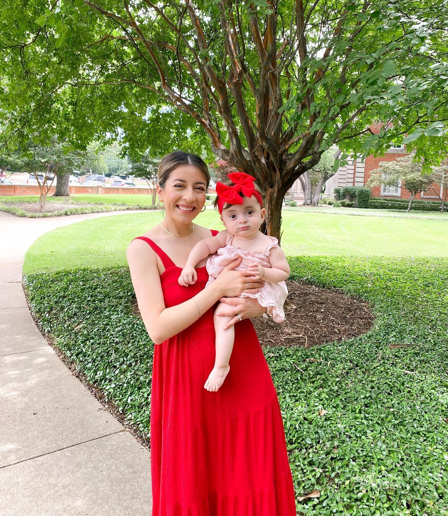 Can you tell we had to walk out half way through the sermon because someone was getting restless? 🙃first time going back to church in person and it was amazing. We were so happy to finally introduce Julianne to some of the amazing prayer warriors we