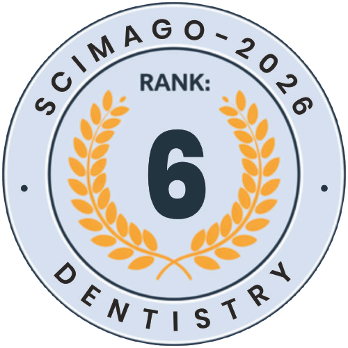 Scimago Institutions Rankings has recognized our excellence in the Dentistry domain with an outstanding 6th position worldwide.This prestigious achievement reflects our global leadership in dental research, innovation, and academic impact.We are prou