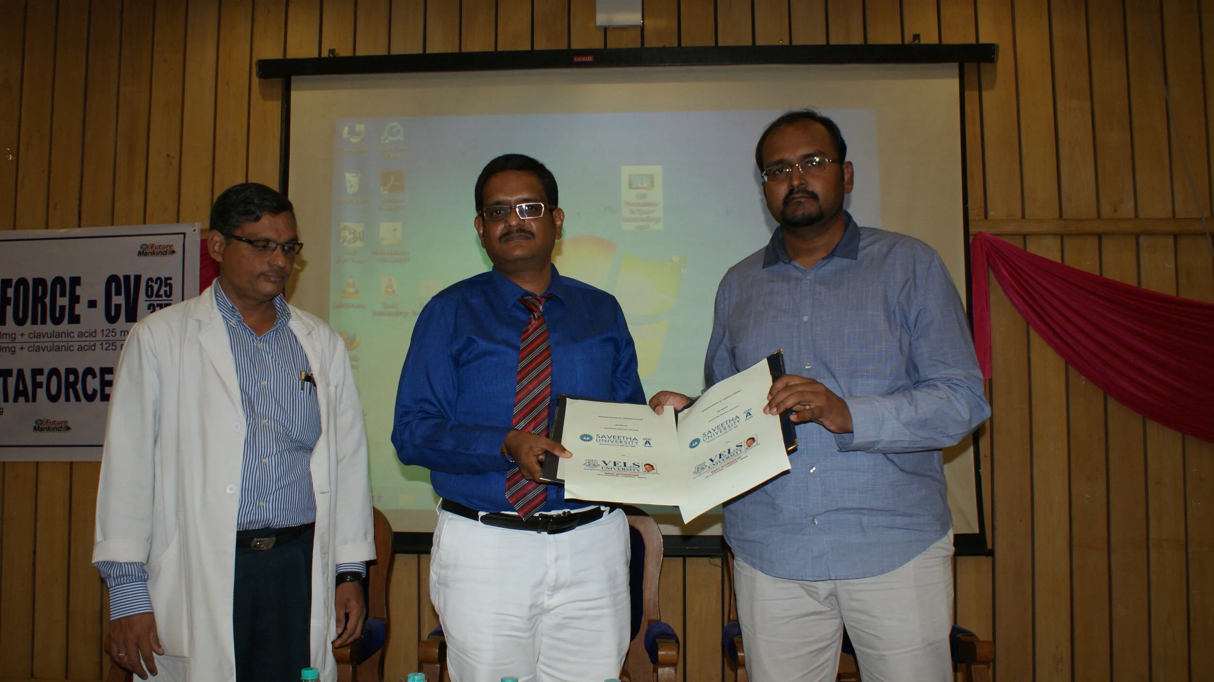 VELS University School of Pharmacy Signed MOU with SIMATS for Collaborative Research