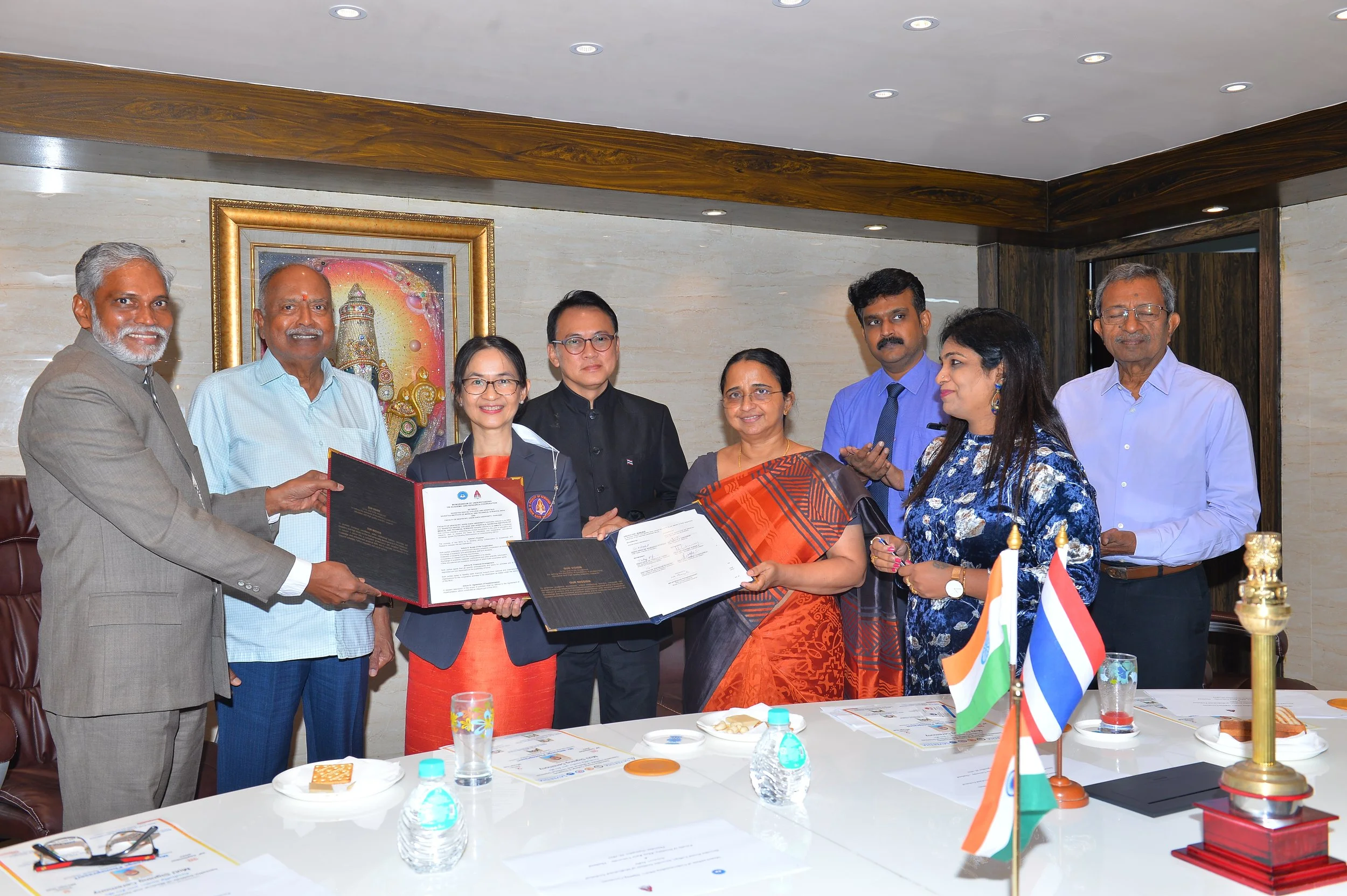 Faculty of Dentistry, Khon Kaen University, Thailand Signed MoU with Saveetha Dental College& Hospitals for Student exchange Program& Research Collaboration.