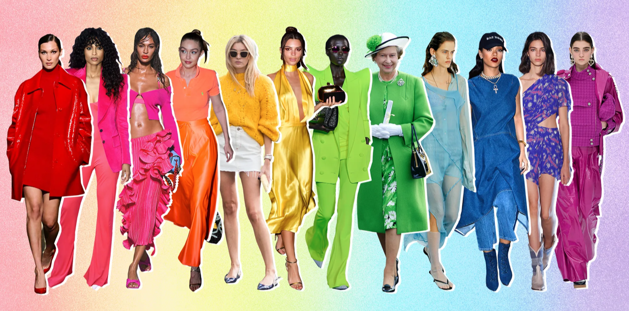 Are wearing vibrant colors a sign of freedom post-pandemic?