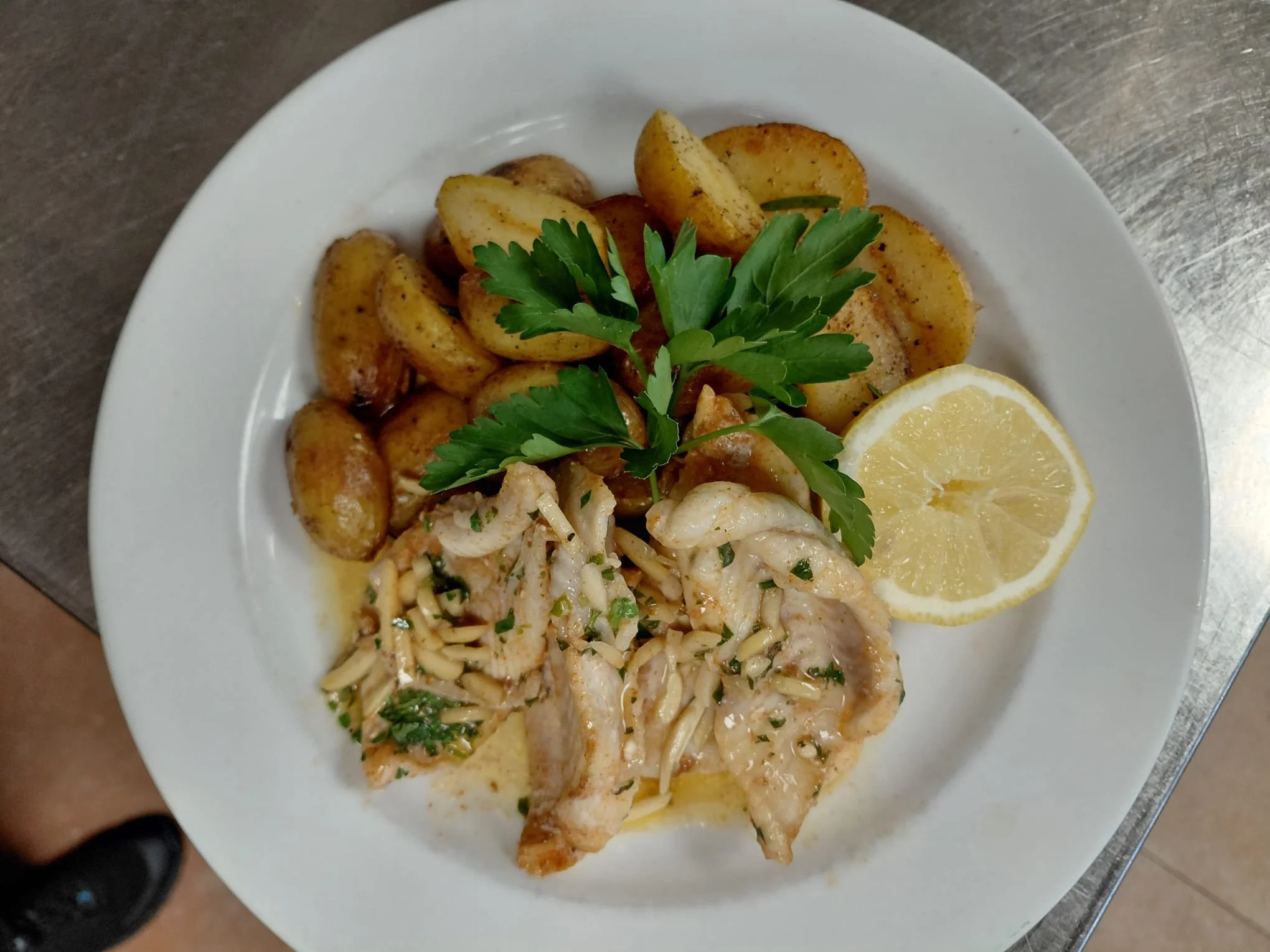 Seezungenfilet mit Kartoffel
