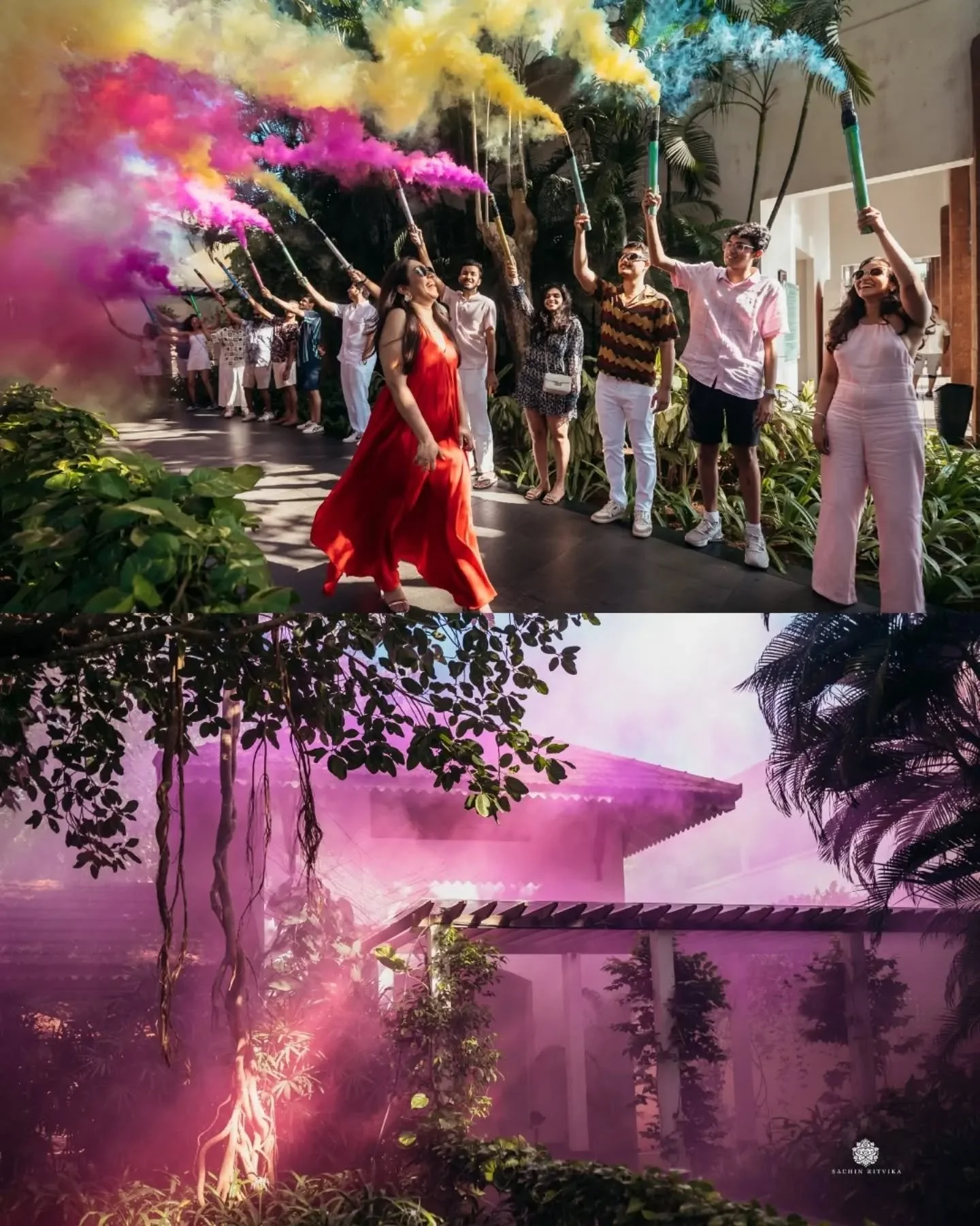 The post-wedding unwind. 
Sinking into the Goa rhythm with a morning pool party, live acoustics, and cocktails to keep Yash and Anoushka's celebration going.

Event Managed by: @tailormadeexperiences 
Photography and Films : @sachinritvika 
Bride: @a