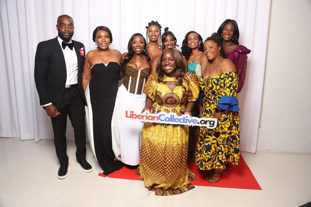 Liberian Collective community members gathered at the Gala