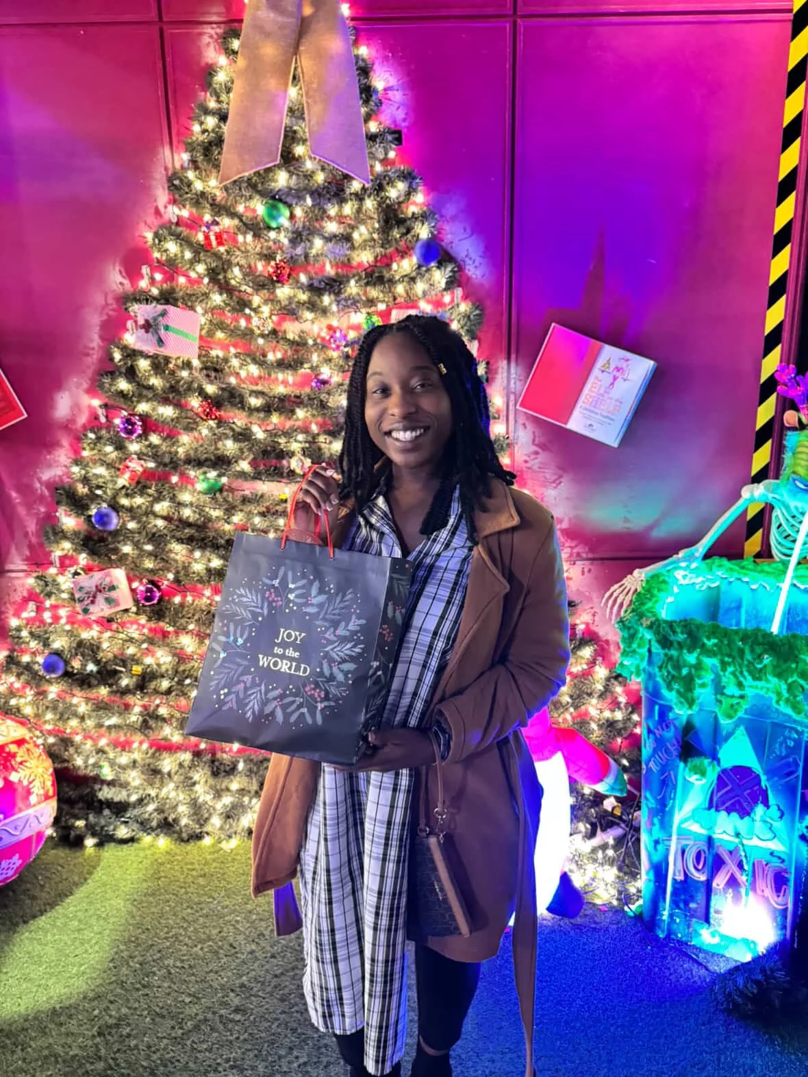 Guest enjoying a Liberian Collective holiday celebration