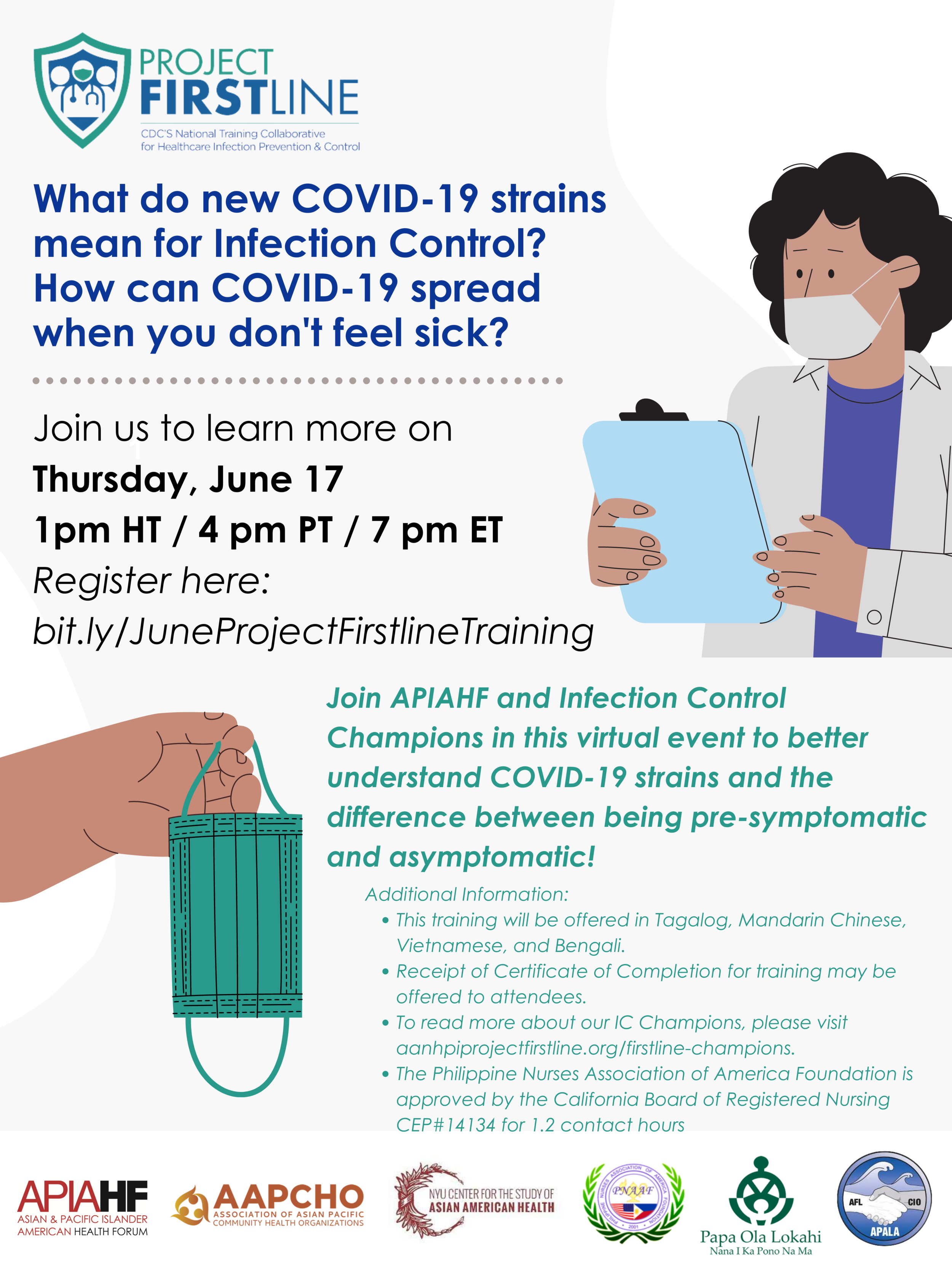 June 2021 Project Firstline Training — Project Firstline