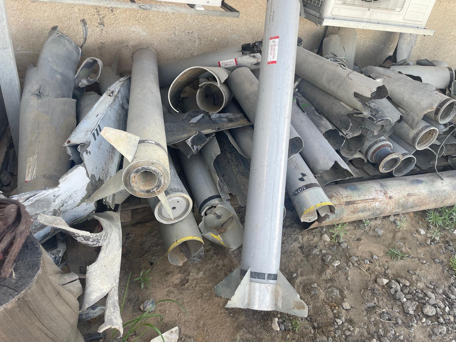 Rockets shot at Israel by terrorists