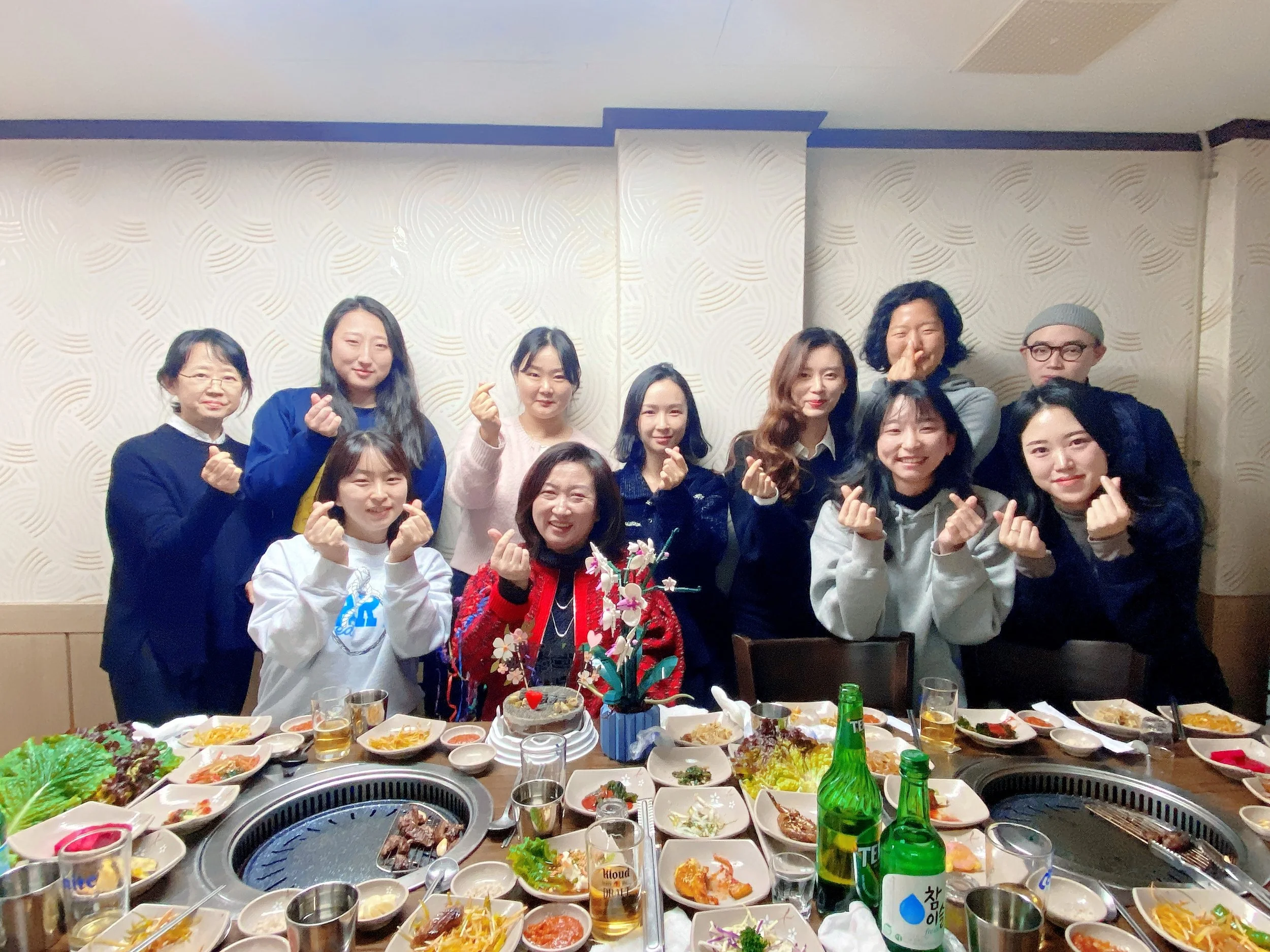 Celebrating the end of the semester and Dr. Park’s birthday!!!