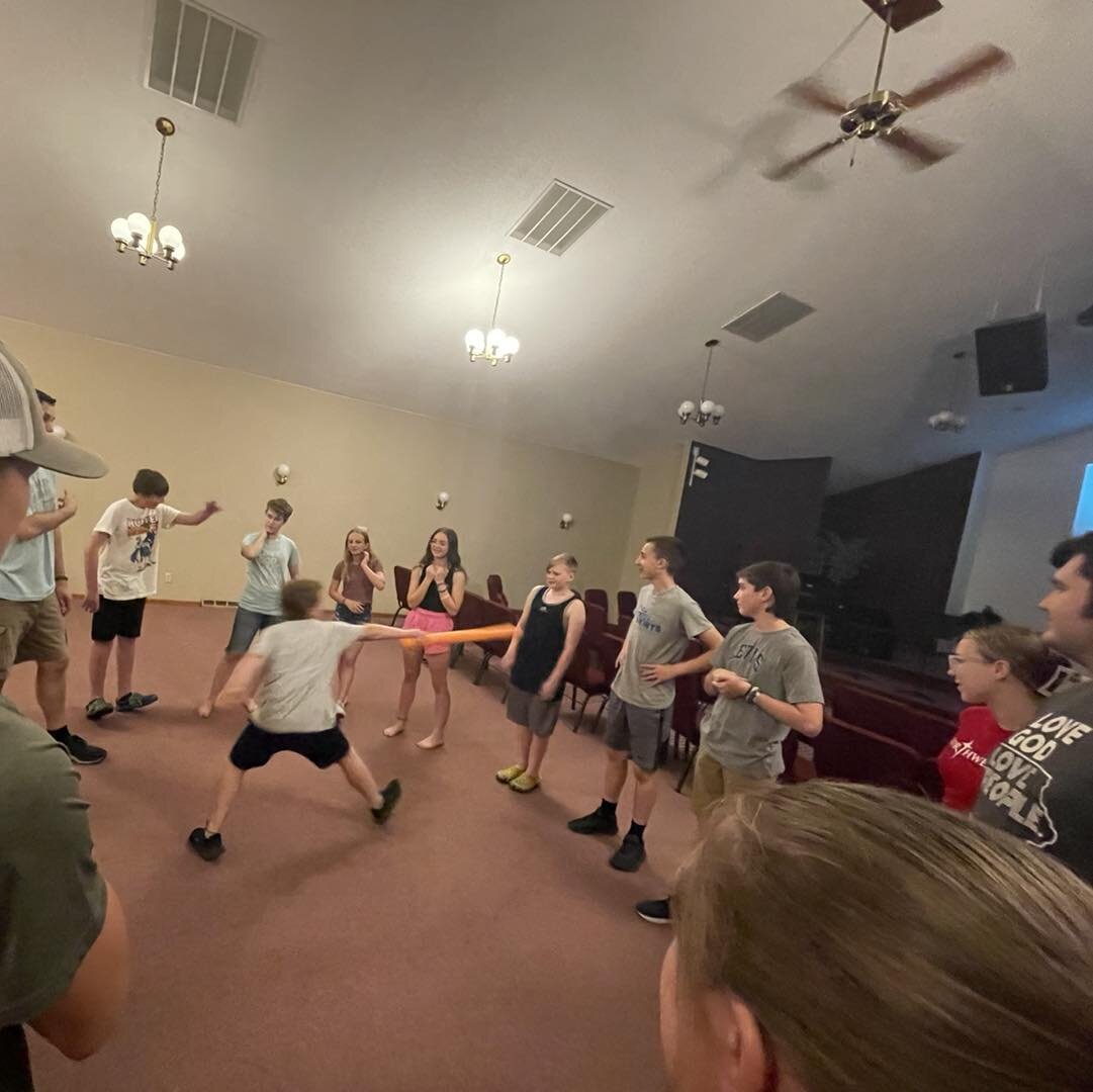 Even with the thunderstorms last night preventing a number of our regulars from being able to make it to the church, we still welcomed FIVE almost-7th graders to their first night of Youth Group! Yay for new friends!

While &ldquo;The Name Game&rdquo