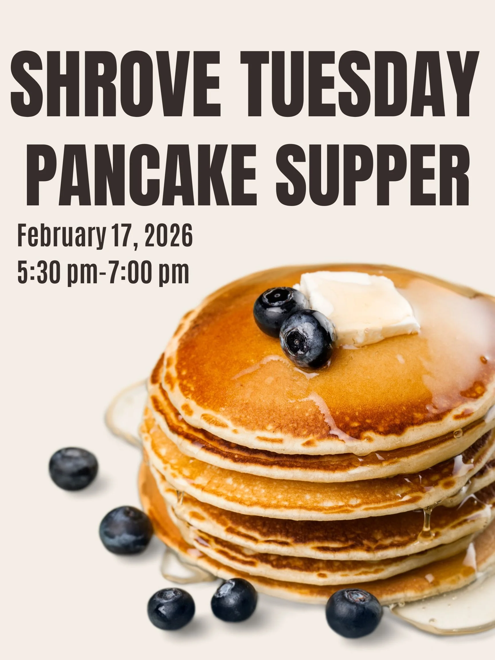 Shrove Tuesday Pancake Supper