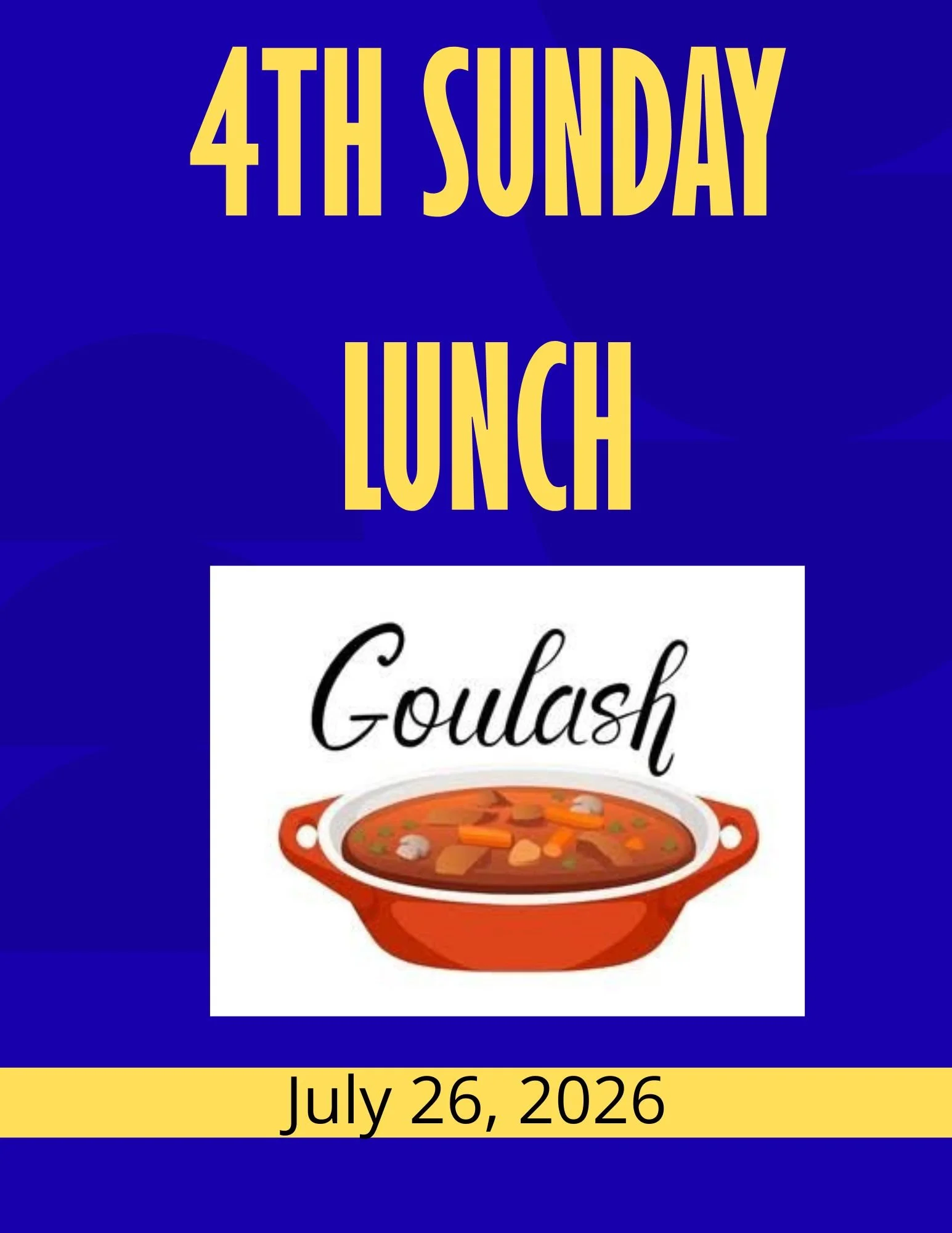4th Sunday Lunch