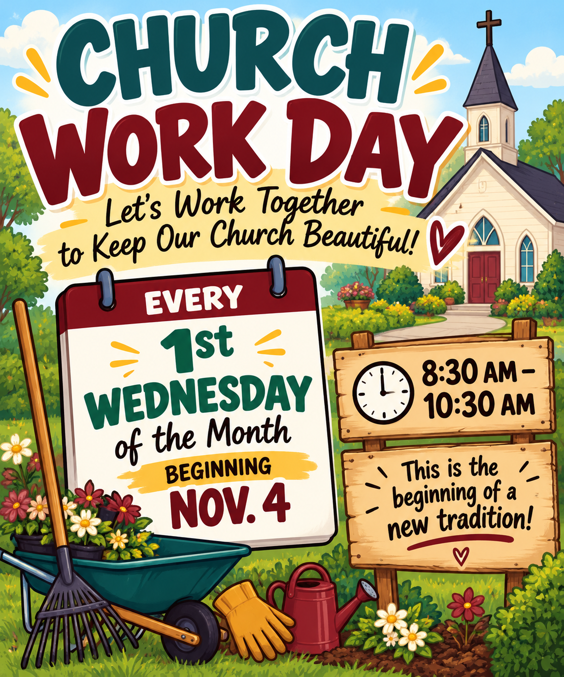 Church Work Day