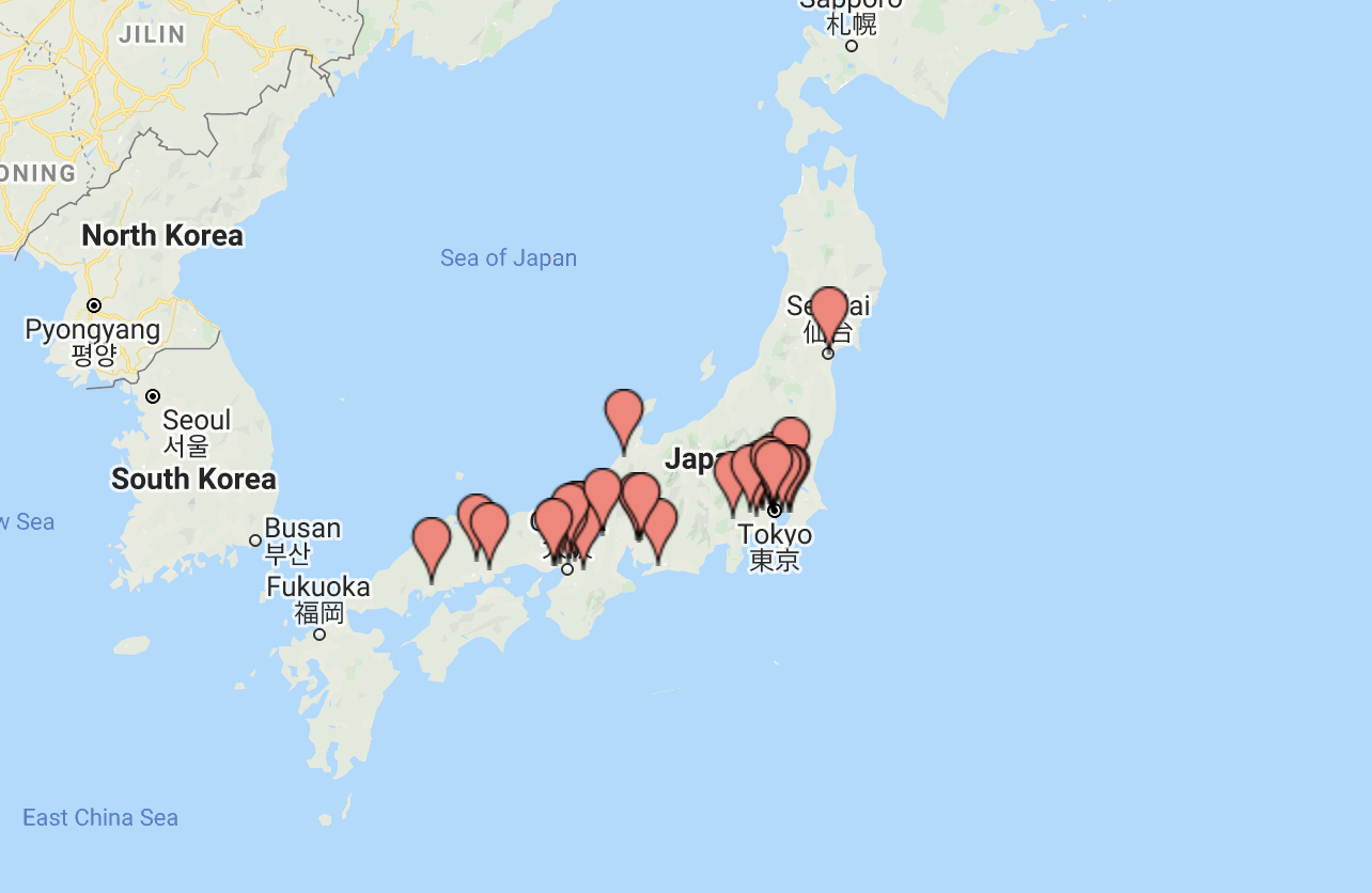 Fall 2013 Bridging Scholars on Google Maps