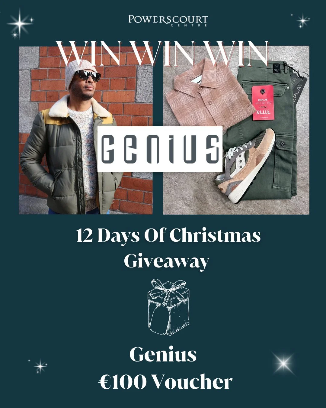 🎄✨ It is Day 4 of our 12 Days of Christmas Giveaway ✨🎄

Today&rsquo;s gift comes from Genius Clothing, offering a &euro;100 voucher to treat yourself or someone special this festive season. Discover premium menswear, denim, and timeless pieces from