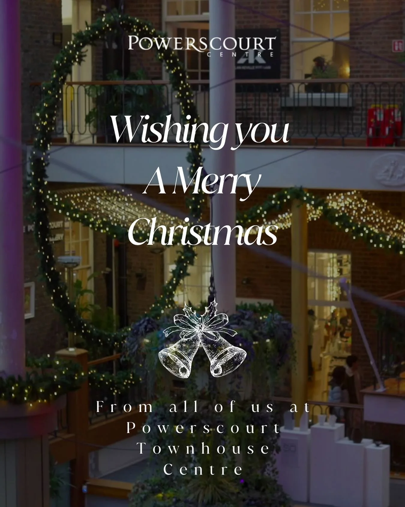 Wishing you a wonderful Christmas from all of us at Powerscourt Townhouse Centre. 🎄✨

Thank you for sharing another season filled with sparkle, beautiful gifting moments, and festive joy. 

From browsing unique finds to soaking up the Christmas atmo