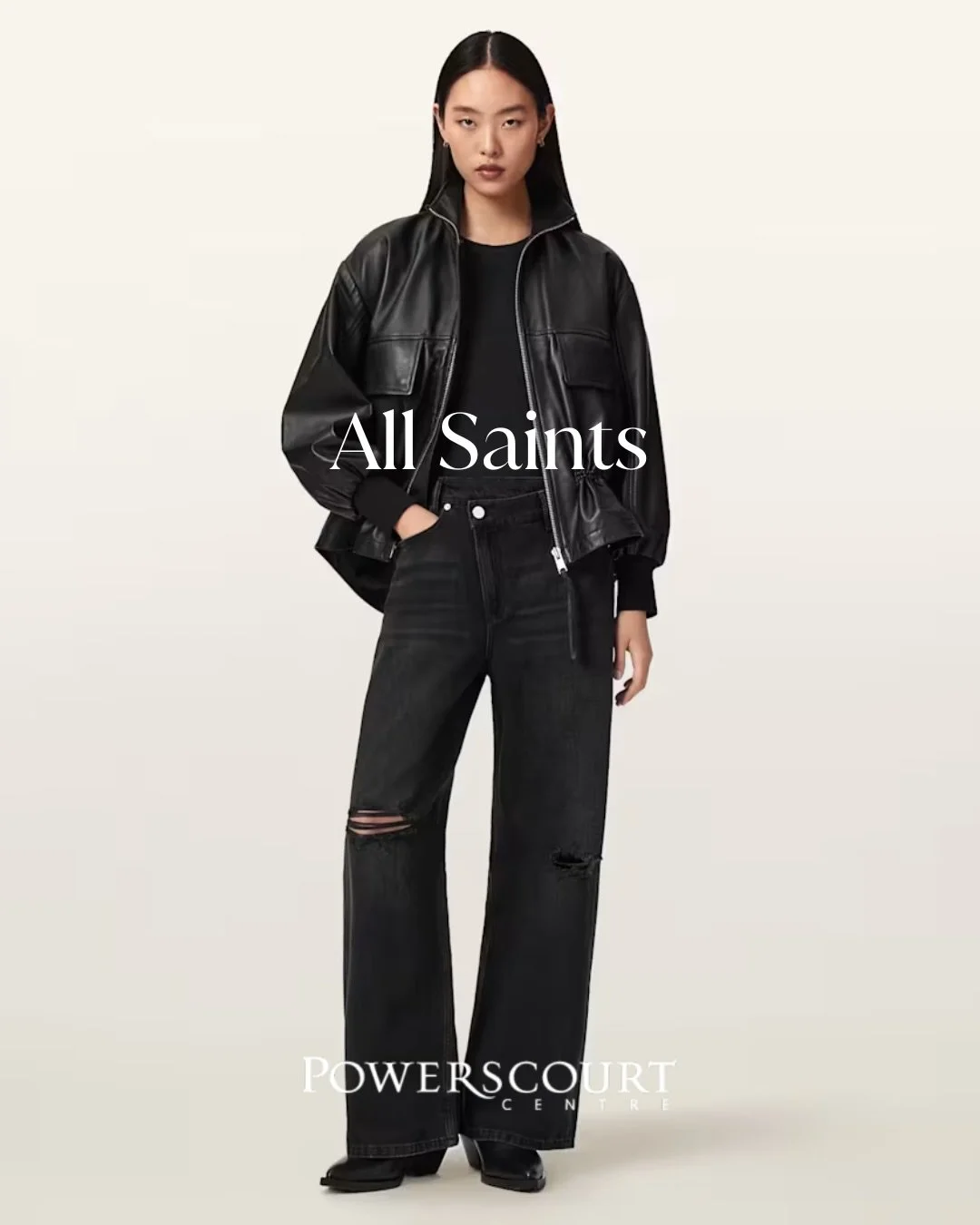 New arrivals at @allsaints have landed at Powerscourt.

Discover modern, versatile pieces with that unmistakable AllSaints edge.

Find your new favourites on the ground floor of Powerscourt Townhouse Centre.

Opening hours:
Monday to Saturday 10am&nd