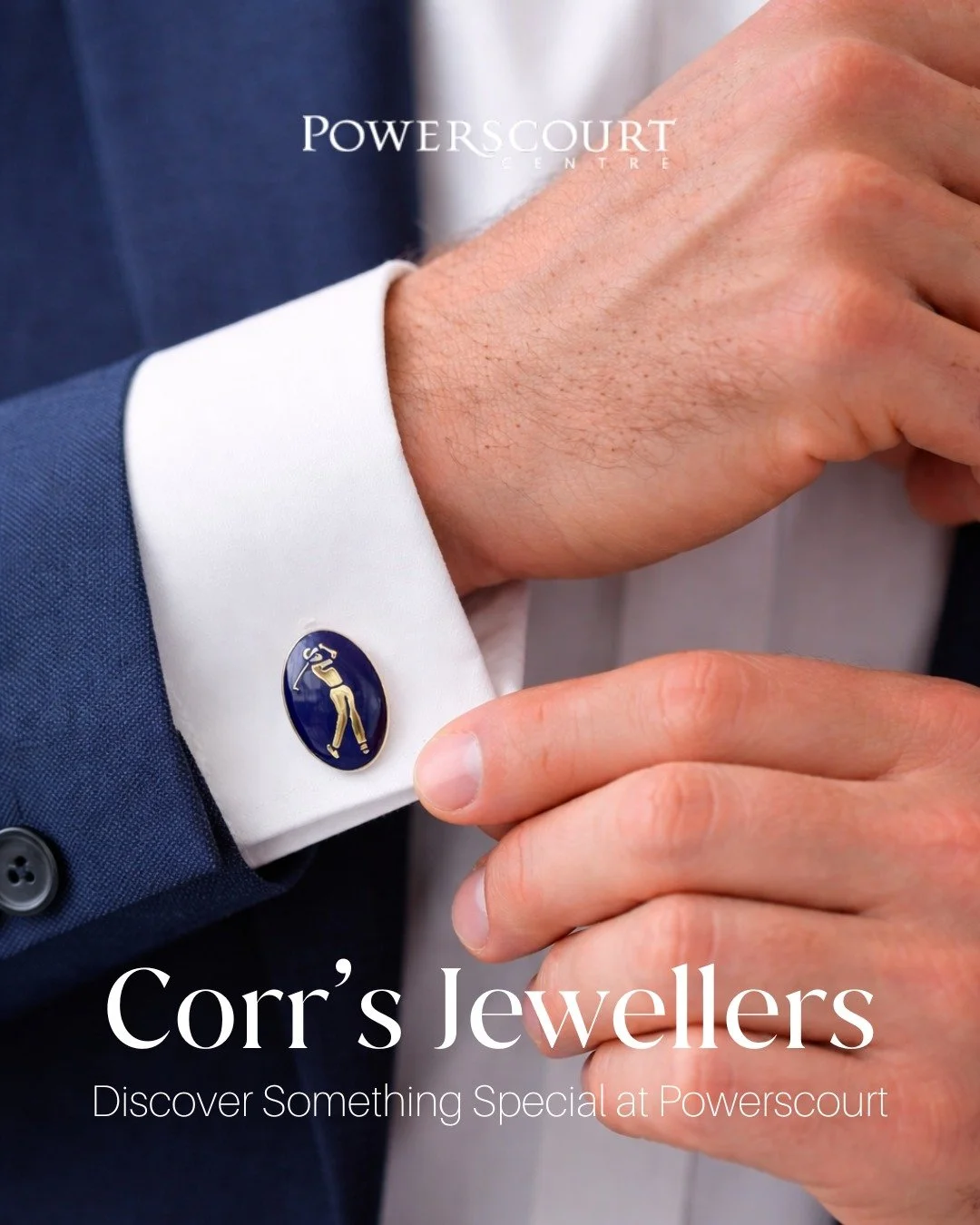 A refined finishing touch @corrsantiquejewellers

Discover elegant cufflinks and fine jewellery for both men and women at Corr&rsquo;s Jewellers, located on the ground floor at Powerscourt Townhouse Centre. From timeless pieces to distinctive designs