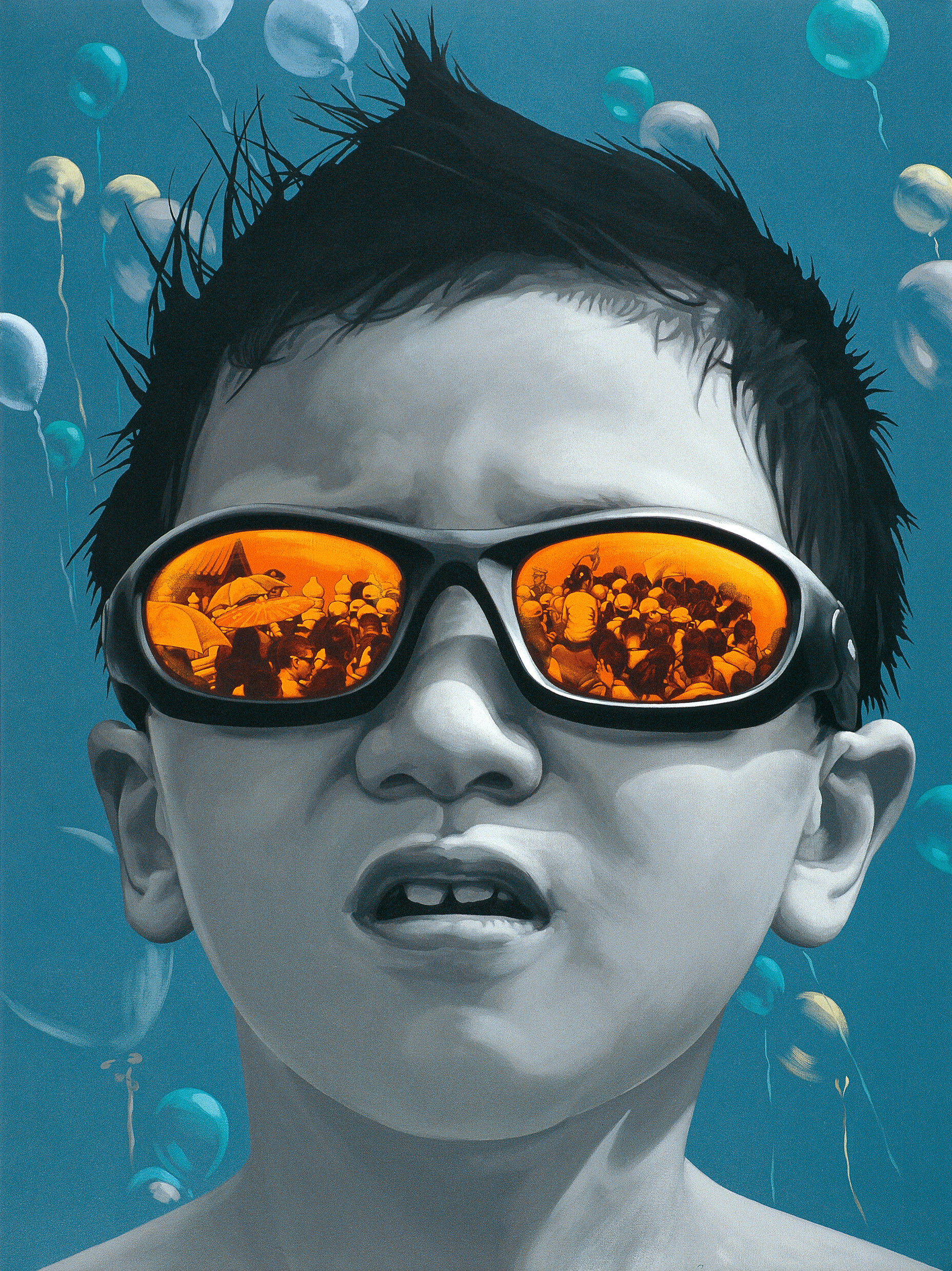 Portrait Landscape No.12. 200cm x 150cm. Acrylic on Canvas. 2008.