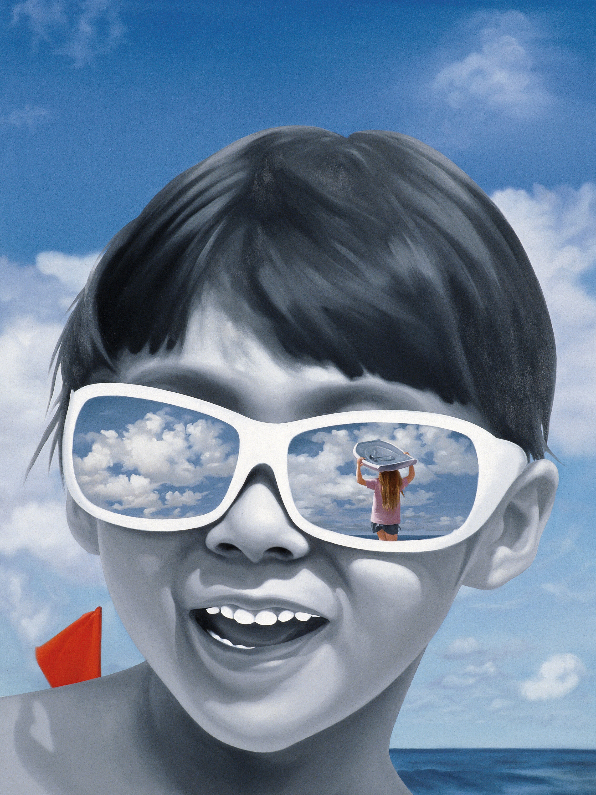 Portrait Landscape No.21. 200cm x 150cm. Acrylic on Canvas. 2009.