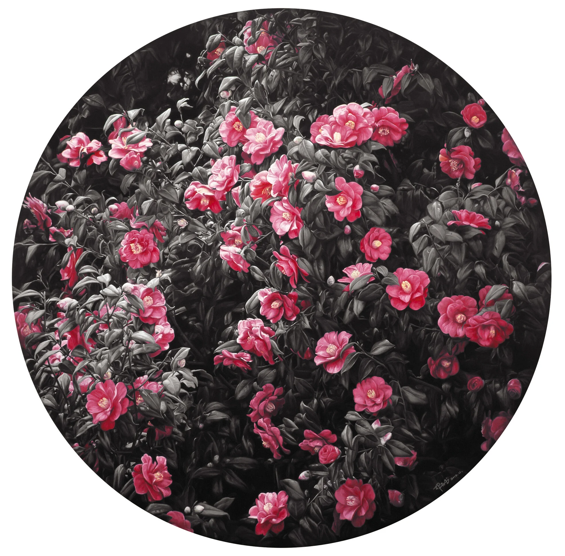 荷•古瓷 1號, 180厘米 x 135厘米, 布面油画, 2010。