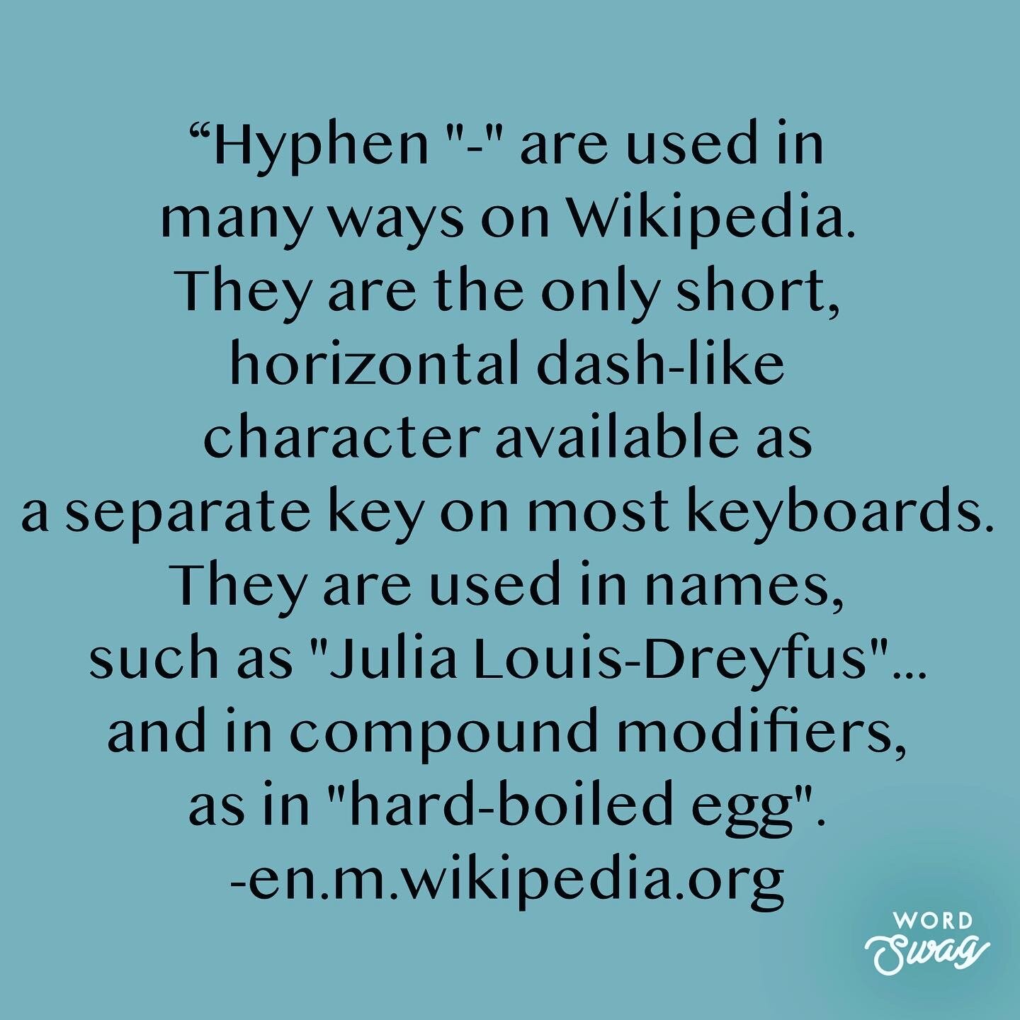 Hyphen, En-dash, Em-dash