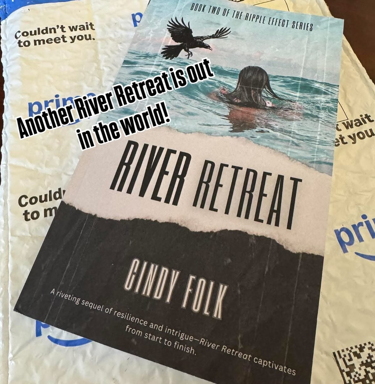 Another copy of River Retreat was delivered today. Get yours on Amazon!