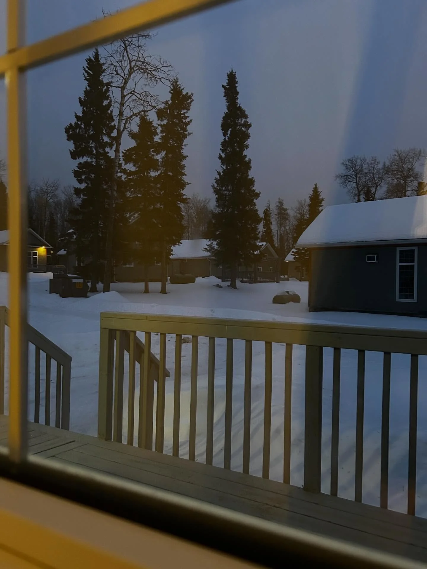 The view out my window. So beautiful. Making great progress!