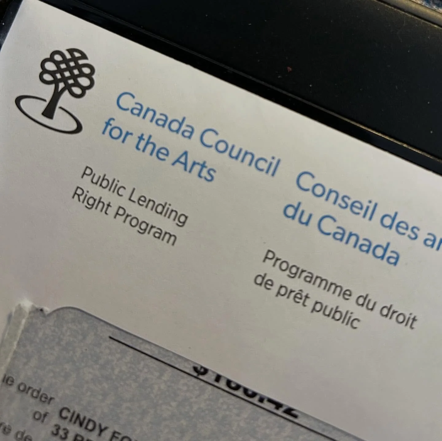 Well, this is a win!

I received my yearly cheque from the Canada Council for the Arts this week and realized I hadn&rsquo;t submitted all my books to the Public Lending Right Program. Through this program, Canadian authors are paid for books in the 