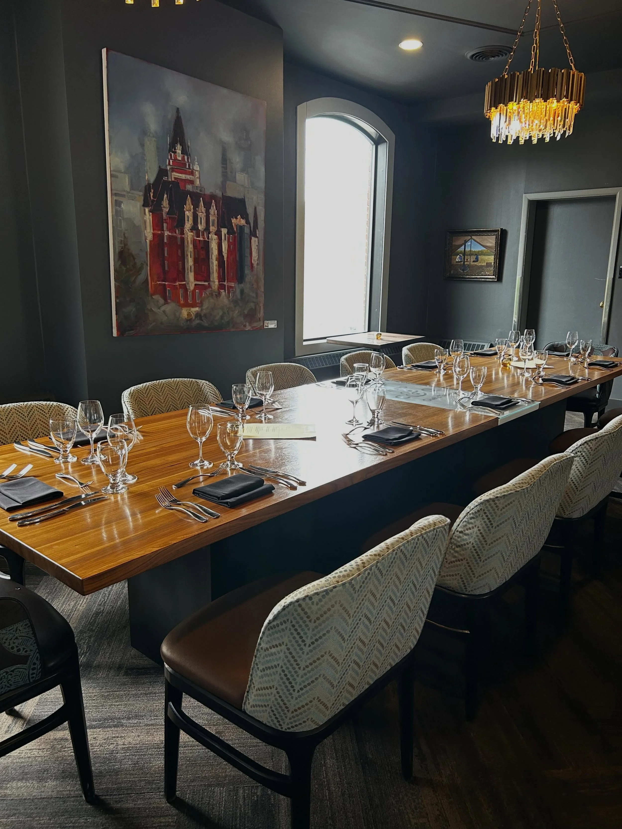 Our book club met last night for our last chat before the summer. I&rsquo;ve been waiting for this one all year - they had put my books on their list for this month - and the chef at the Saskatoon Club created a meal based on recipes in the books. Wh