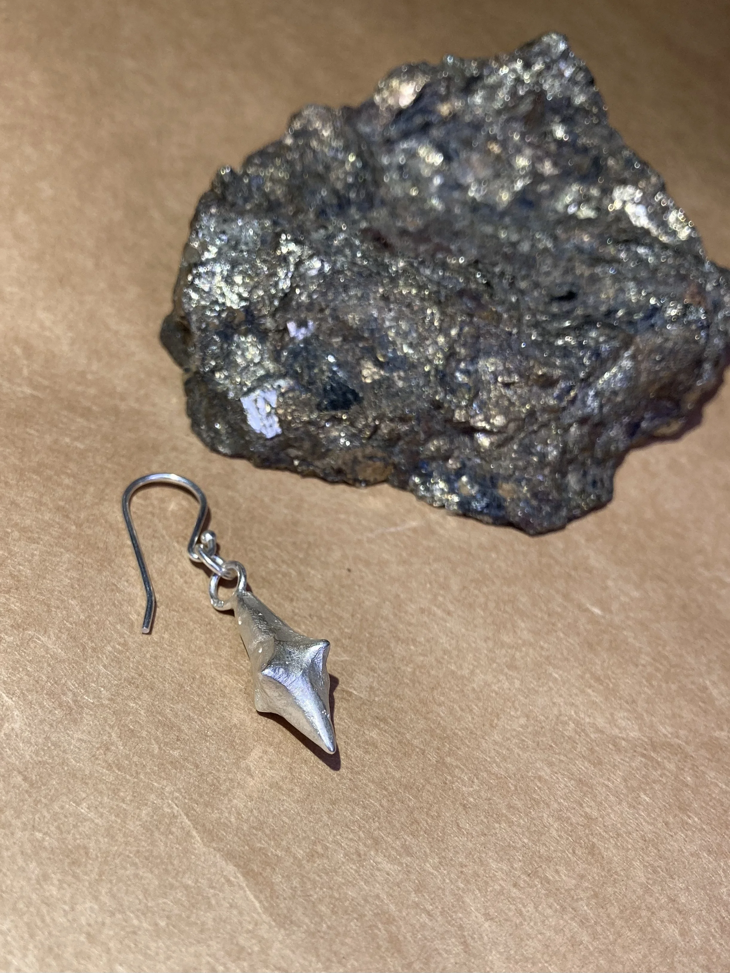 Silver dangly