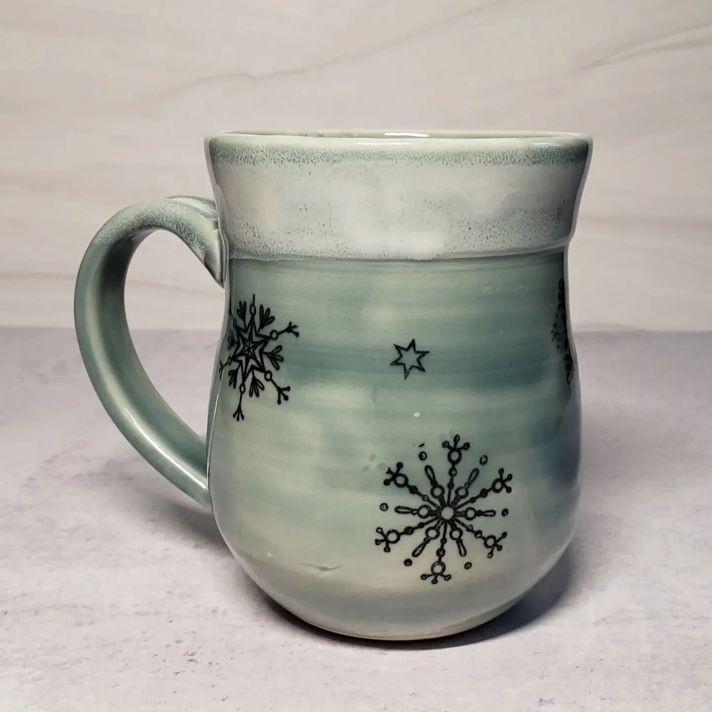 Stopped by the Holiday Market last night and dropped off some new work. Mugs, bowls, dessert dishes and lots and lots of ornaments. Plus these cute little gnomes and some new egg separators. I'll be working today Saturday from 2:00 to 6:00 p.m.  Stop