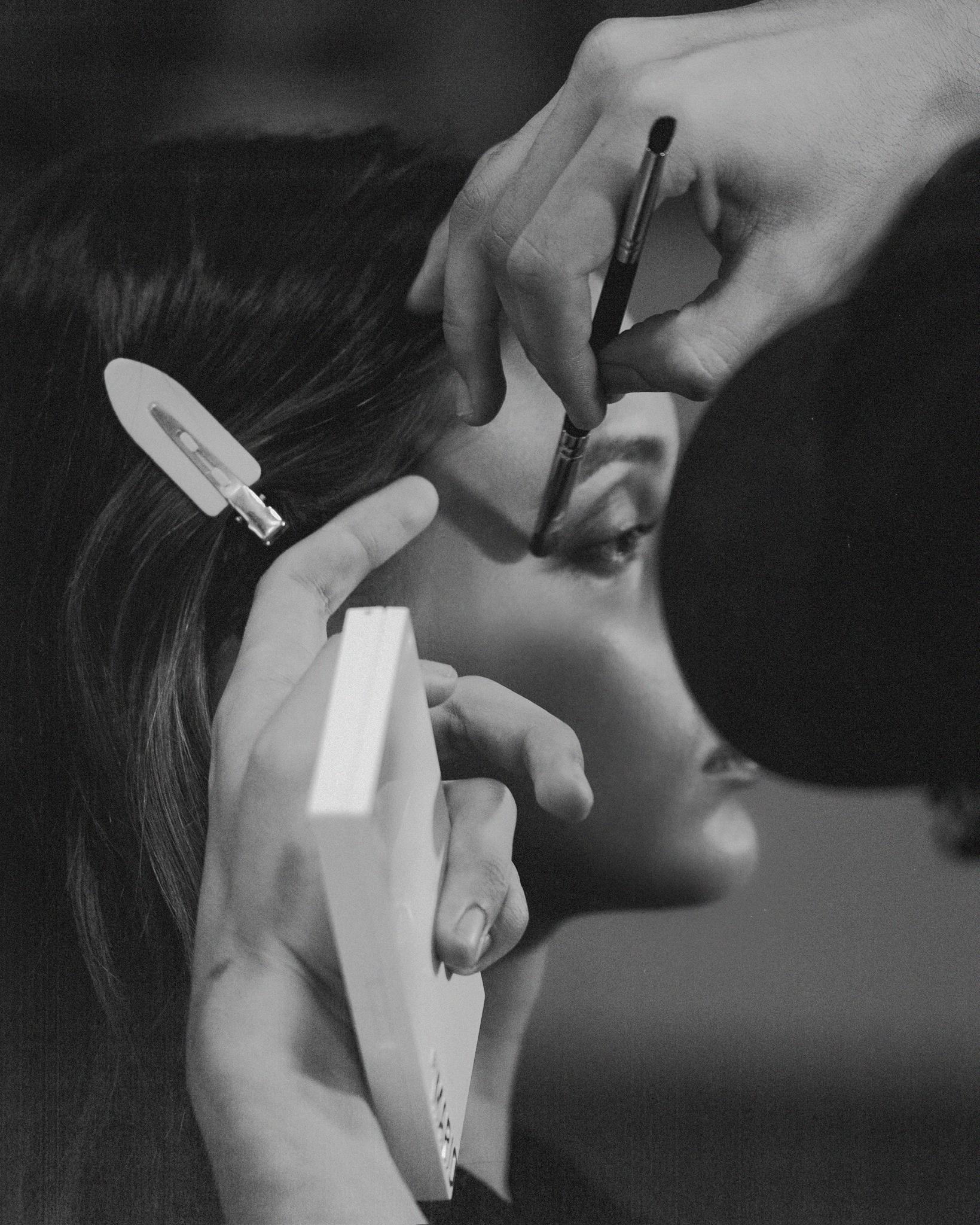 Sam Visser + MBM: SuperSatin Lipstick Campaign 'Behind the Artistry' Imagery